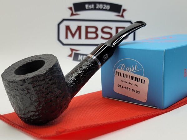Rossi By Savinelli Lucca 8121 EX Rusticated Pot Briar Tobacco Pipe, Italy [SOLD OUT]