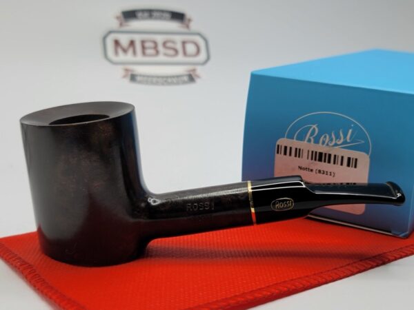 Rossi By Savinelli Notte 8311 Poker Sitter Briar Tobacco Smoking Pipe, Italy [SOLD OUT] - Image 3