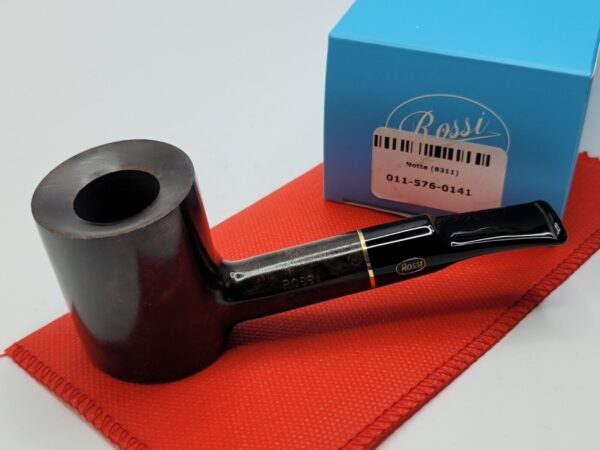 Rossi By Savinelli Notte 8311 Poker Sitter Briar Tobacco Smoking Pipe, Italy [SOLD OUT] - Image 4