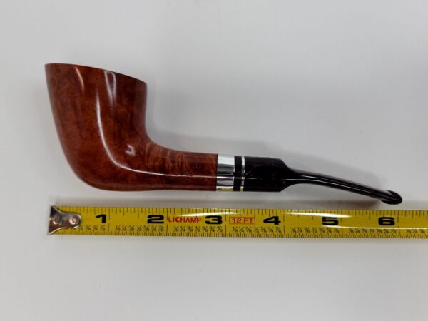Savinelli Bacco Smooth Natural 904 KS Briar Tobacco Pipe, 6mm Filter [SOLD OUT] - Image 11