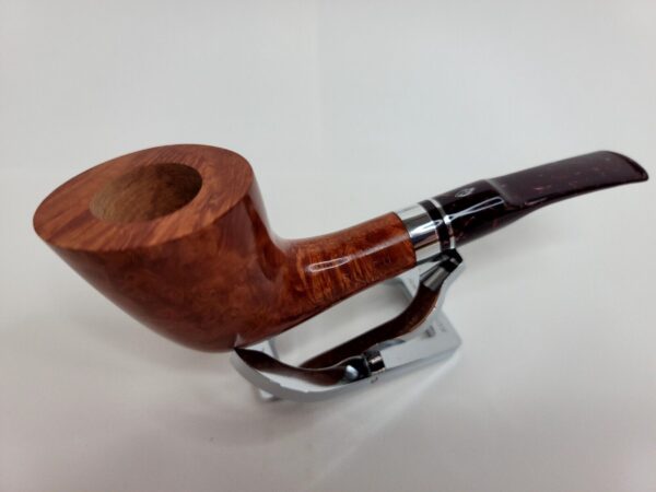 Savinelli Bacco Smooth Natural 904 KS Briar Tobacco Pipe, 6mm Filter [SOLD OUT] - Image 7