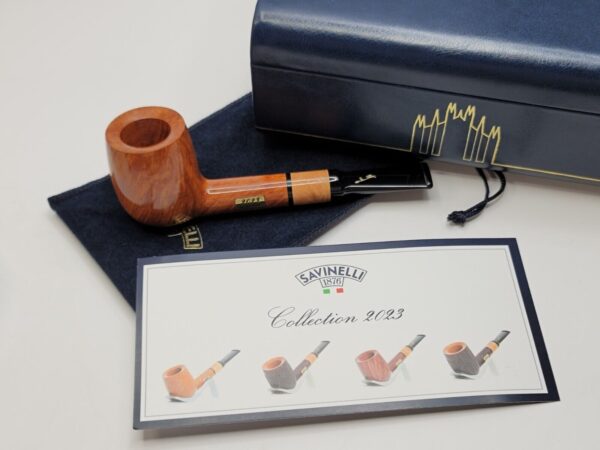 Savinelli Collection 2023 Smooth Natural 19/59 Limited Edition Briar Pipe, 6mm [SOLD OUT] - Image 6