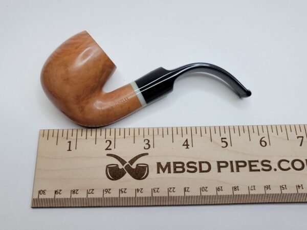 Savinelli Mattone 614 Smooth Oom Paul Briar Tobacco Pipe, w/ Pouch, 6mm [SOLD OUT] - Image 11