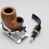 Savinelli Mattone 614 Smooth Oom Paul Briar Tobacco Pipe, w/ Pouch, 6mm [SOLD OUT] - Image 13