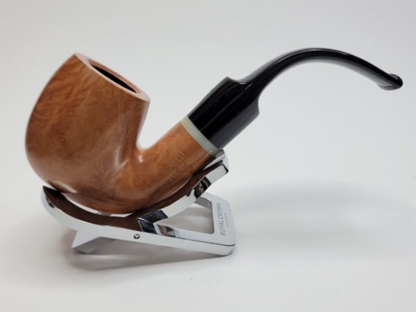 Savinelli Mattone 614 Smooth Oom Paul Briar Tobacco Pipe, w/ Pouch, 6mm [SOLD OUT] - Image 6