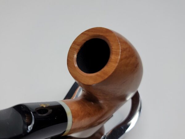 Savinelli Mattone 614 Smooth Oom Paul Briar Tobacco Pipe, w/ Pouch, 6mm [SOLD OUT] - Image 8