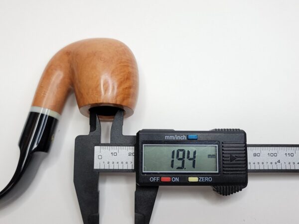 Savinelli Mattone 614 Smooth Oom Paul Briar Tobacco Pipe, w/ Pouch, 6mm [SOLD OUT] - Image 10