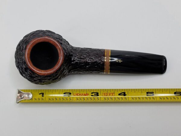Savinelli Porto Cervo Rusticated 320 KS Author Briar Tobacco Pipe, 6mm Filter [SOLD OUT] - Image 12