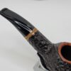 Savinelli Porto Cervo Rusticated 320 KS Author Briar Tobacco Pipe, 6mm Filter [SOLD OUT] - Image 7