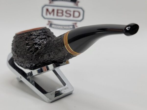 Savinelli Porto Cervo Rusticated 320 KS Author Briar Tobacco Pipe, 6mm Filter [SOLD OUT] - Image 9
