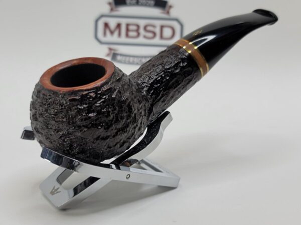 Savinelli Porto Cervo Rusticated 320 KS Author Briar Tobacco Pipe, 6mm Filter [SOLD OUT] - Image 10