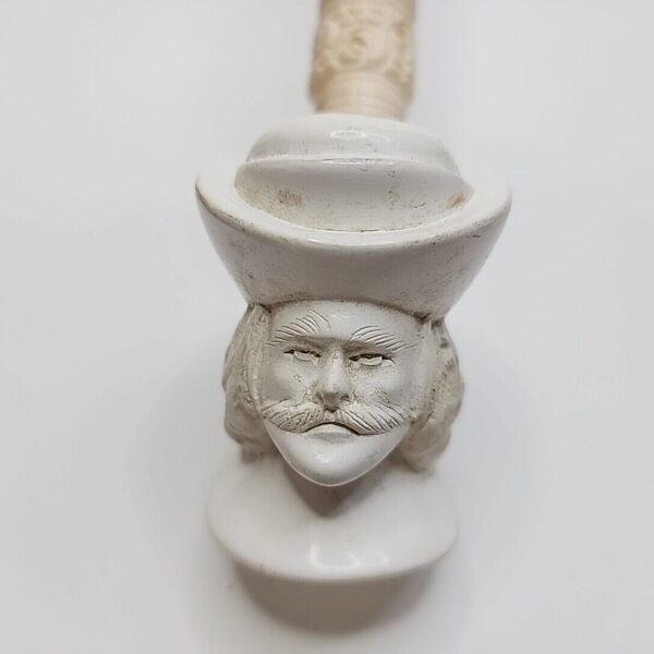 Vintage Unsmoked Churchwarden Block Meerschaum Tobacco Smoking Pipe, Sailer [SOLD OUT] - Image 3
