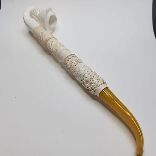 Vintage Unsmoked Churchwarden Block Meerschaum Tobacco Smoking Pipe, Sailer [SOLD OUT] - Image 6
