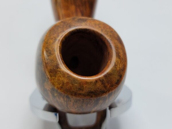 Bennie Joe Pipe Smooth Apple Plateau Artisan Briar Tobacco Pipe, Ebonite [SOLD OUT] - Image 11