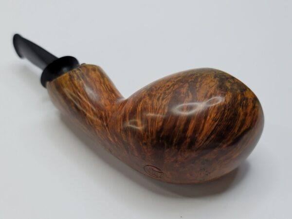 Bennie Joe Pipe Smooth Apple Plateau Artisan Briar Tobacco Pipe, Ebonite [SOLD OUT] - Image 16