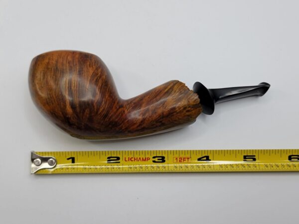 Bennie Joe Pipe Smooth Apple Plateau Artisan Briar Tobacco Pipe, Ebonite [SOLD OUT] - Image 18