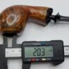 Bennie Joe Pipe Smooth Apple Plateau Artisan Briar Tobacco Pipe, Ebonite [SOLD OUT] - Image 19