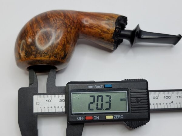 Bennie Joe Pipe Smooth Apple Plateau Artisan Briar Tobacco Pipe, Ebonite [SOLD OUT] - Image 19