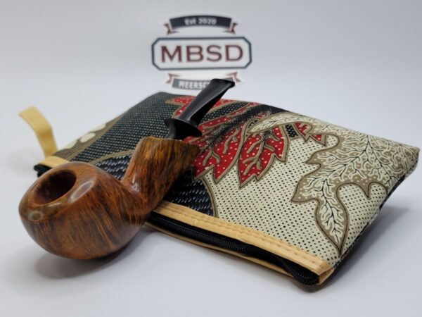 Bennie Joe Pipe Smooth Apple Plateau Artisan Briar Tobacco Pipe, Ebonite [SOLD OUT] - Image 3