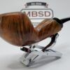 Bennie Joe Pipe Smooth Apple Plateau Artisan Briar Tobacco Pipe, Ebonite [SOLD OUT] - Image 4