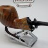 Bennie Joe Pipe Smooth Apple Plateau Artisan Briar Tobacco Pipe, Ebonite [SOLD OUT] - Image 6