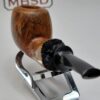 Bennie Joe Pipe Smooth Apple Plateau Artisan Briar Tobacco Pipe, Ebonite [SOLD OUT] - Image 7