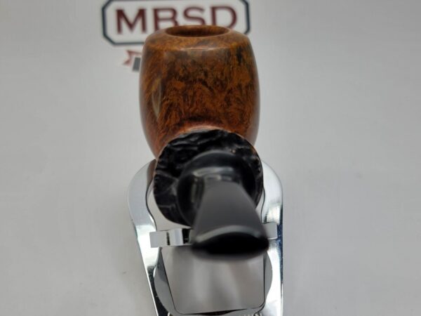 Bennie Joe Pipe Smooth Apple Plateau Artisan Briar Tobacco Pipe, Ebonite [SOLD OUT] - Image 8