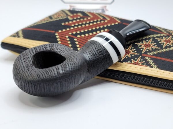 Bennie Joe Pipes Squat Tomato Bog Oak Morta Tobacco Smoking Pipe, Ebonite [SOLD OUT] - Image 3