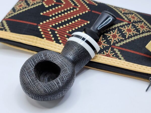 Bennie Joe Pipes Squat Tomato Bog Oak Morta Tobacco Smoking Pipe, Ebonite [SOLD OUT] - Image 4