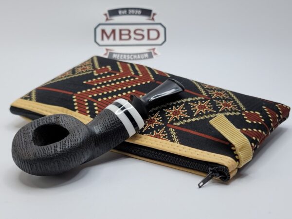 Bennie Joe Pipes Squat Tomato Bog Oak Morta Tobacco Smoking Pipe, Ebonite [SOLD OUT]