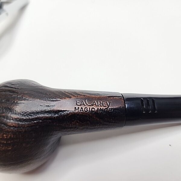 EA Carey Magic Inch Rusticated Bent Author Estate Briar Tobacco Pipe [SOLD OUT] - Image 6