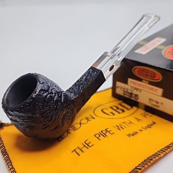 GBD Prehistoric 9487 Bent Apple Briar Tobacco Pipe, Unsmoked, Box [SOLD OUT]