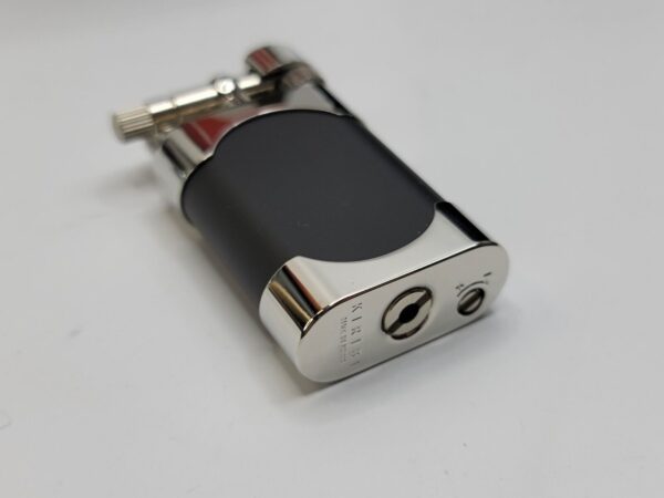 Kiribi Mikazuki Short Black Matte Japanese Made Tobacco Pipe Lighter, Soft Flame [SOLD OUT] - Image 7