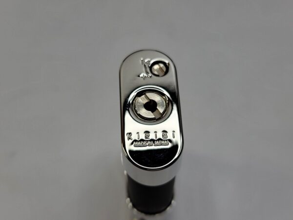 Kiribi Mikazuki Short Black Matte Japanese Made Tobacco Pipe Lighter, Soft Flame [SOLD OUT] - Image 8