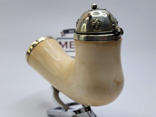 Large Antique 19th Century Block Meerschaum Kalmasch Tobacco Smoking Pipe [SOLD OUT] - Image 13