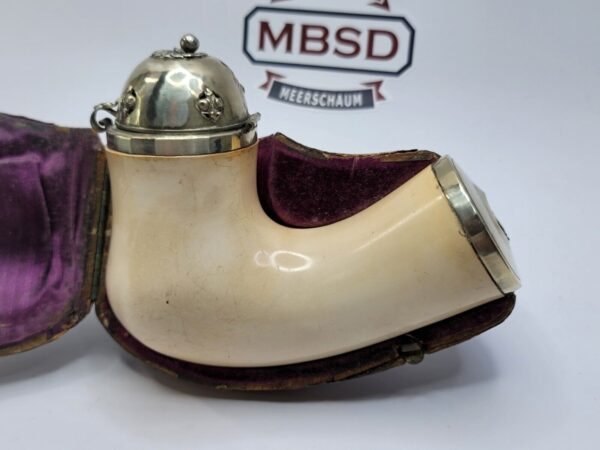 Large Antique 19th Century Block Meerschaum Kalmasch Tobacco Smoking Pipe [SOLD OUT] - Image 3