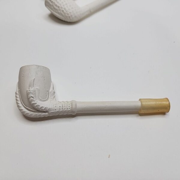 Lot Of 5 Vintage Unsmoked Clay Tobacco Pipes [SOLD OUT] - Image 5