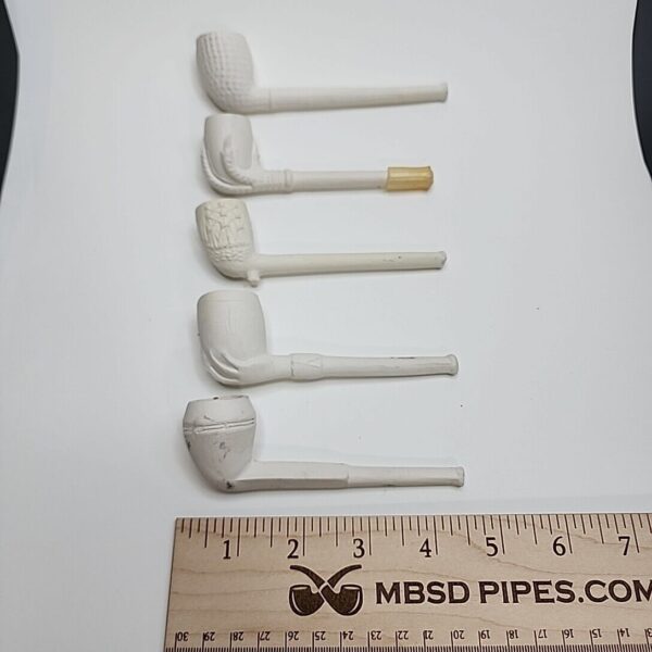 Lot Of 5 Vintage Unsmoked Clay Tobacco Pipes [SOLD OUT] - Image 6