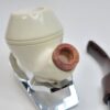 MBSD Meerschaum Bent Bulldog Block Meerschaum Tobacco Pipe, 9mm Filter [SOLD OUT] - Image 11