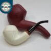 MBSD Meerschaum Bent Bulldog Block Meerschaum Tobacco Pipe, 9mm Filter [SOLD OUT]