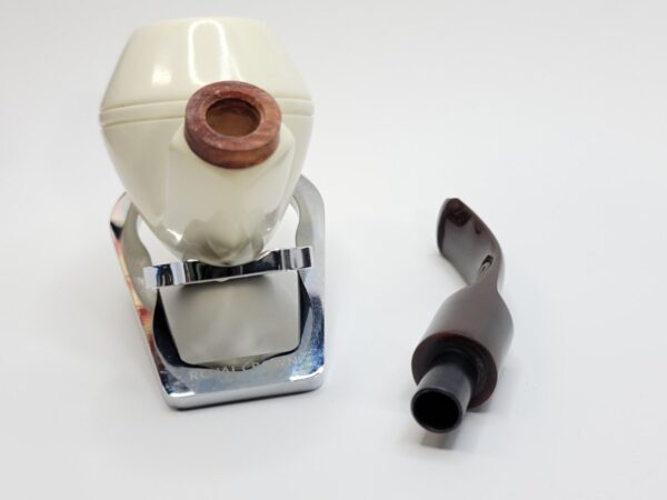 MBSD Meerschaum Bent Bulldog Block Meerschaum Tobacco Pipe, 9mm Filter [SOLD OUT] - Image 12