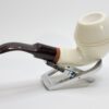 MBSD Meerschaum Bent Bulldog Block Meerschaum Tobacco Pipe, 9mm Filter [SOLD OUT] - Image 8