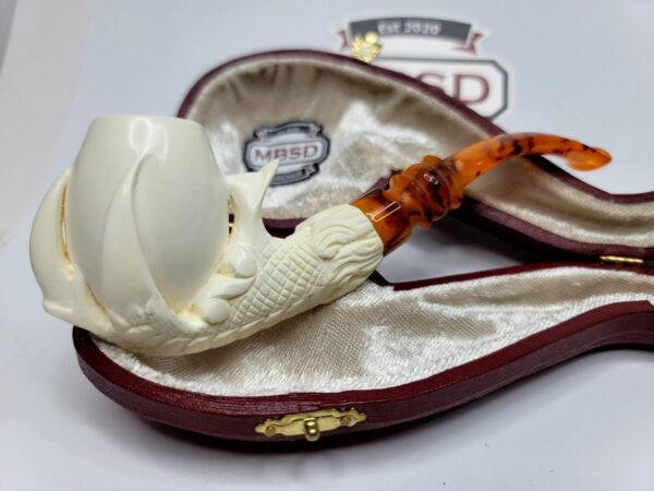 MBSD Meerschaum Block Meerschaum Tobacco Pipe Of Claw Holding Egg [SOLD OUT] - Image 3