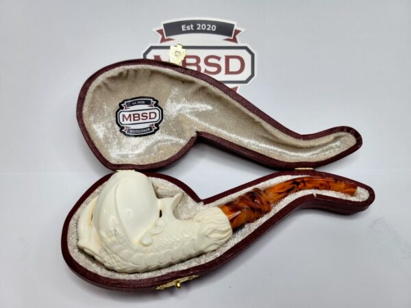 MBSD Meerschaum Block Meerschaum Tobacco Pipe Of Claw Holding Egg [SOLD OUT] - Image 4
