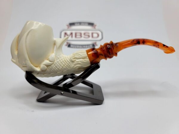 MBSD Meerschaum Block Meerschaum Tobacco Pipe Of Claw Holding Egg [SOLD OUT] - Image 5