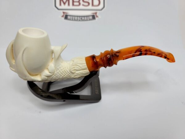 MBSD Meerschaum Block Meerschaum Tobacco Pipe Of Claw Holding Egg [SOLD OUT] - Image 6