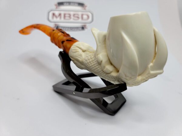 MBSD Meerschaum Block Meerschaum Tobacco Pipe Of Claw Holding Egg [SOLD OUT] - Image 8