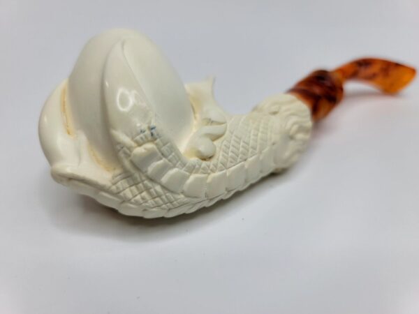 MBSD Meerschaum Block Meerschaum Tobacco Pipe Of Claw Holding Egg [SOLD OUT] - Image 10