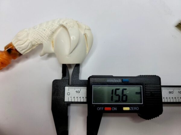 MBSD Meerschaum Block Meerschaum Tobacco Pipe Of Claw Holding Egg [SOLD OUT] - Image 12
