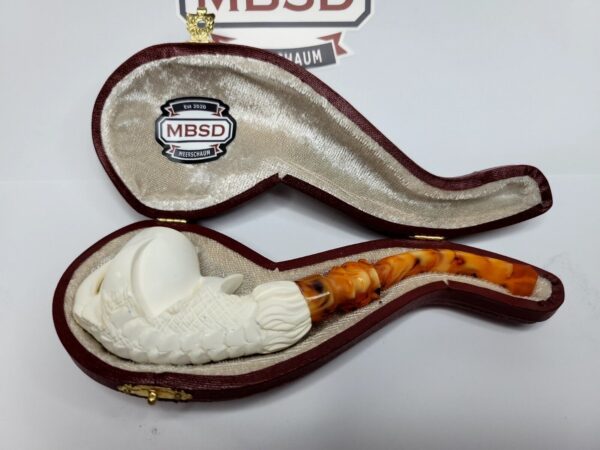 MBSD Meerschaum Block Meerschaum Tobacco Pipe Of Claw Holding Egg [SOLD OUT] - Image 4